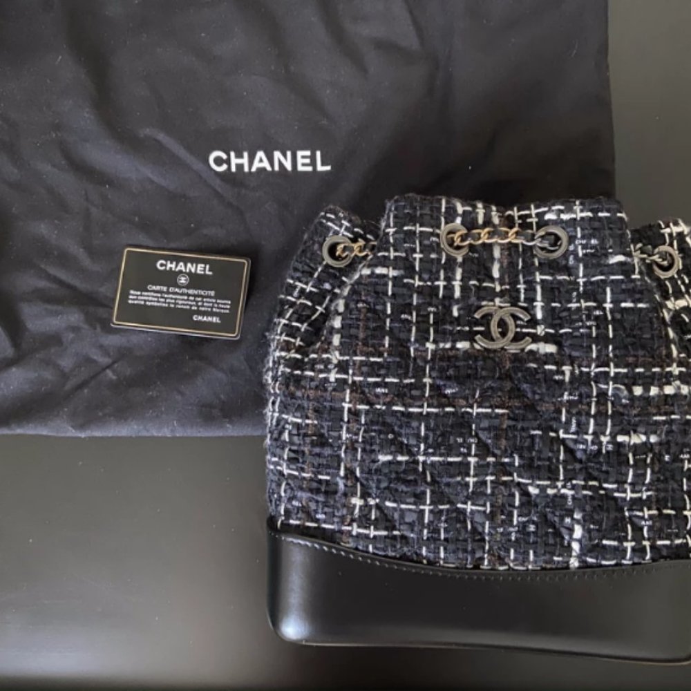 Chanel Tweed Gabrielle Small Backpack